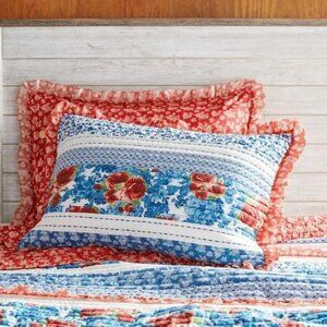 Pioneer Woman 1 King Size Pillow Sham Heritage Floral Cottagecore